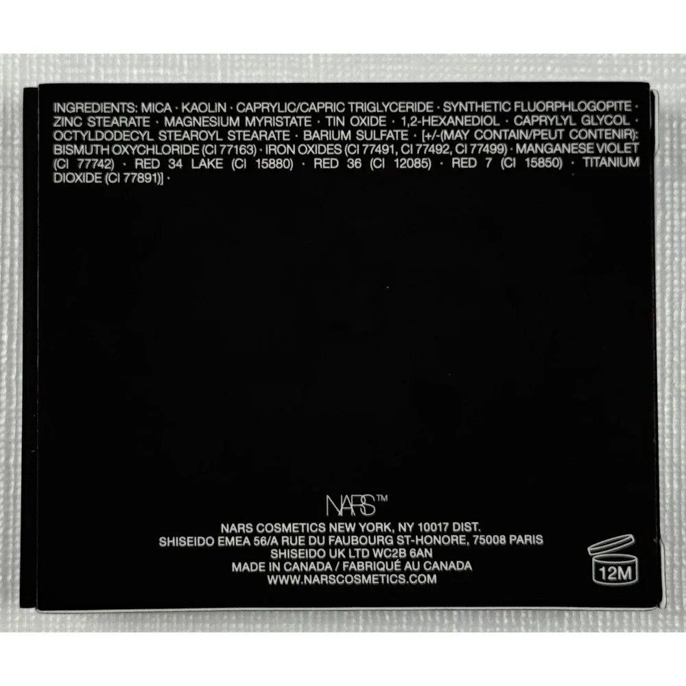 NARS Blush Refillable Rechargeable Deep Throat 017‎ Oz 48g Women